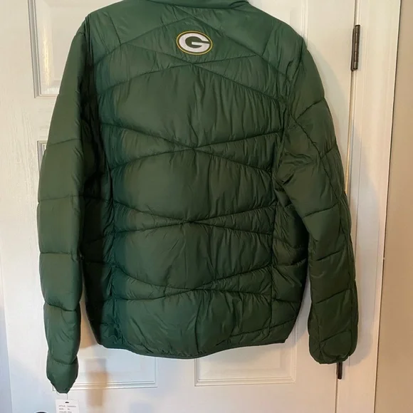 NWT NFL Green Bay Packers Puffer Jacket - XL Unisex - Picture 2 of 7